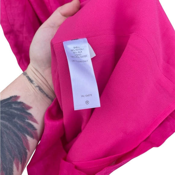 VINEYARD VINES Dobby Embellished Silk Blend Shift Dress - Picture 8 of 8